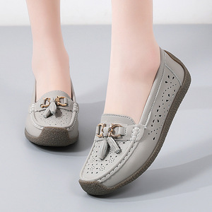 Mocassins tendance pour femmes, chaussures pour femmes 2025, nouvelle collection d'été, grande <span class=keywords><strong>taille</strong></span>, polyvalents et élégants pour maman - Product Image 4