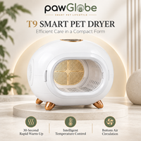 Séchoir pour animaux de compagnie pour chats et petits chiens, vente en gros, importateurs, distributeurs et fournitures intelligentes de toilettage pour animaux PawGlobe