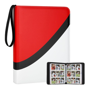 Carpeta Coleccionadora de Tarjetas Poké<span class=keywords><strong>mon</strong></span> al por Mayor con 49 Bolsillos para 900/400 Tarjetas, con Diseño de Pikachu y Eevee, con Fundas Protectoras - Product Image 1