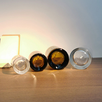 Vente en gros ambre clair 30ml 50ml 100ml bouteille en verre déodorant bouteille de parfum d'huile essentielle