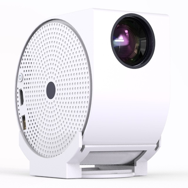 Portable Mini Projector, Popular Home Projector, Equipped with 200 Lumen LED Bulb and Android Smart System