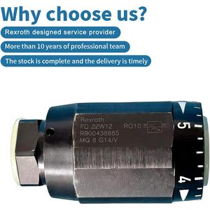 Vanne de régulation de débit hydraulique Rexroth MG8G14/V RO10 FD22W12 P900438885 - Product Image 3