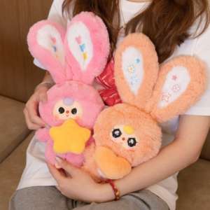 NOUVEAU BÉBÉ TROIS-100% Original Vente en gros Lily Rabbit Town V3 Plush Blind Box Pendant Gift Fashion Gift for Girls - Product Image 3