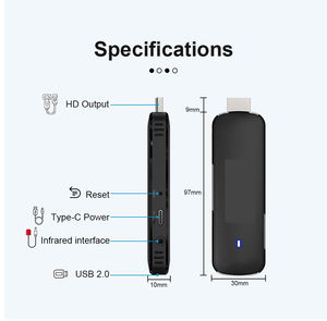 Android14 4K TV Stick All Winner H313 Quadcore สตรีมมิ่งเร็ว Fire TV สำหรับ Mortal Q8 - Product Image 1
