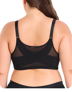 Soutien-gorge ouvert sur le devant soutien-gorge sans fil pour femmes soutien-gorge grande taille à <span class=keywords><strong>gros</strong></span> seins pour femmes 6XL - Product Image 4
