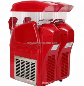 1/2/ 3 Containers Popular Granita Slushy Frozen Beverage Dispenser Red Color - 110-230v