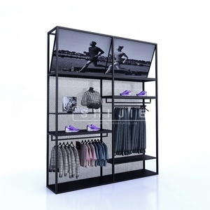 Espositori per Negozi di <span class=keywords><strong>Scarpe</strong></span> Sportive alla Moda, Arredamento per Negozi, Espositore per <span class=keywords><strong>Scarpe</strong></span> in Metallo da Parete - Product Image 5