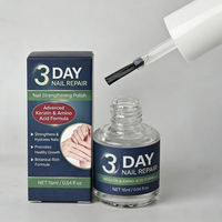 Traitement fortifiant pour ongles à livraison rapide, soin réparateur pour ongles cassants, soin des cuticules, soin longue durée, vernis à ongles, marque privée
