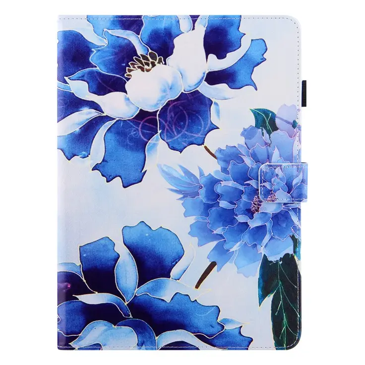 10" Inch Universal Tablet Case Fashion Flower Marble Wallet Leather Case Stand Cover For Tablet