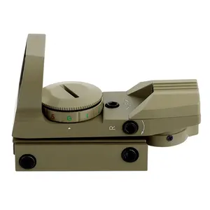 Mzj Optics 1 X22X33mm Leucht punkt visier einstellbar 4 Absehen rot grün Punkt Reflex visier Rot punkt visier taktisch