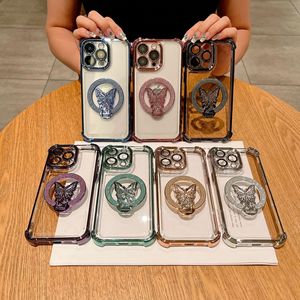 <span class=keywords><strong>เคส</strong></span>โทรศัพท์<span class=keywords><strong>ใส</strong></span>เคลือบเงา Lichicase สำหรับ Redmi 15A 15C <span class=keywords><strong>A7</strong></span> Pro 17Max ลายผีเสื้อกลิตเตอร์ พร้อมขาตั้ง - Product Image 1