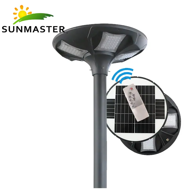 Sunmaster sonrası dış duvar direği Ufo Led güneş küçük Sola Led projektör Yard dış ışıkları bahçe lambası