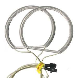 Nueva condición CCFL131 * 4 lámpara automática Ojo de Ángel apertura tubo de neón 12V para <span class=keywords><strong>BMW</strong></span> <span class=keywords><strong>E36</strong></span> E39 E46 E38 semicircular para ojo de Ángel - Product Image 4