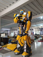 Kostum Cosplay Halloween Robot Kostum Maskot Pesta CosPlay Kostum Pria Pesta Ulang Tahun Paskah Natal
