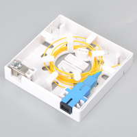 Plaque frontale de câble de 7mm Boîte de commutation murale Type 86 Boîte à bornes à fibres optiques de bureau FTTH Roset Boîte d'accès ATB pour une utilisation en réseau