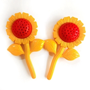 Clochettes en plastique en forme de tournesol pour la vente en gros, instrument de percussion Orff pour l'entraînement rythmique des tout-petits - Product Image 4