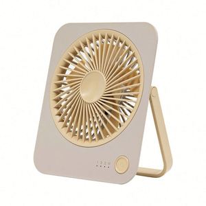 Ventilateur portable ultra-fin rechargeable, mini ventilateur de bureau USB, 3 vitesses, pour le bureau, la maison, les voyages, ensemble cadeau personnel - Product Image 3