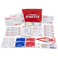 Fournitures médicales d'urgence approuvées CE Mini trousse de premiers soins de voyage pour le camping en plein air, la randonnée et les sports à domicile