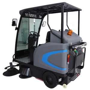 Fregadora de suelos industrial automática para interiores, con cepillo pulidor, motorizada, fácil de usar, para el hogar y granjas, nueva fregadora de suelos F - Product Image 5