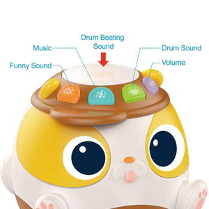 แก้วทัมเบลอร์ของเล่นสำหรับเด็ก<span class=keywords><strong>0</strong></span>-<span class=keywords><strong>1</strong></span><span class=keywords><strong>ปี</strong></span>, กลองดนตรีใช้งานได้หลากหลายสำหรับเด็กปฐมวัย - Product Image 4