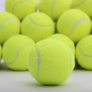 Raquette de tennis de qualité supérieure balle de tennis en caoutchouc naturel sous pression balles d'entraînement de tennis professionnelles personnaliser Logo en gros - Product Image 3