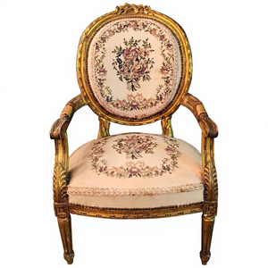 Fauteuils <span class=keywords><strong>Louis</strong></span> <span class=keywords><strong>XV</strong></span> design de luxe italien avec structure dorée, mobilier de salon fait main, fauteuils de loisirs - Product Image 1