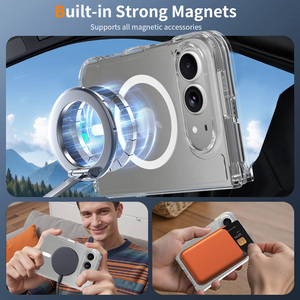 Étui de téléphone magnétique transparent anti-jaunissement résistant aux chocs pour iPhone 18 Fold, étui de téléphone transparent ultra-fin pour 18 Pro Max - Product Image 6