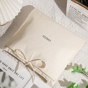 Sac d'Emballage Enveloppe en Coton Biologique Écologique pour Robe et <span class=keywords><strong>T</strong></span>-<span class=keywords><strong>Shirt</strong></span>, Sac de Rangement Naturel Réutilisable pour Vêtements et Lingerie, Sac Anti-Poussière en Coton - Product Image 1