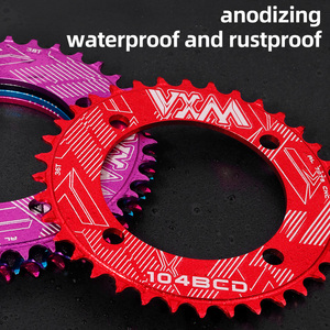 VXM 104BCD MTB 내로우 와이드 싱글 체인링 알루미늄 합금 경량 안티드롭 32T-38T 산악 자전거 호환 가능 - Product Image 6