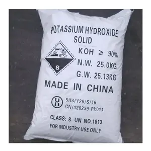 Caustic potash Koh sử dụng Kali Hydroxit Flake và chất lỏng