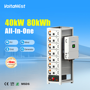 Sistema de Almacenamiento de Energía Solar VoltaNest de 100 kWh, 80 kWh, 40 kW, Conectado/Desconectado/Híbrido a la Red, Todo en Uno, Industrial, Montado en Rack - Product Image 2