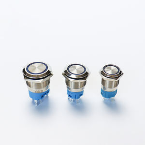 12mm רגעית ip65 לחצן דחיפה פליז עמיד למים מתג עם הוביל חשמלי חכם מותאם אישית - Product Image 6