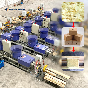 Presse à granulés de sciure de bois à double tête pour palettes en bois, extrudeuse à chaud - Product Image 2