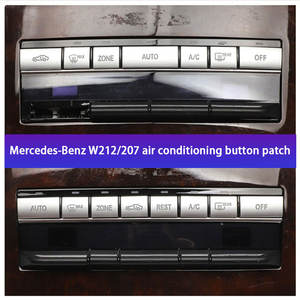 Pour <span class=keywords><strong>Mercedes</strong></span> Benz C E GLK <span class=keywords><strong>CLS</strong></span> W204 W212 X204 C218, touches de numéro de CD central de voiture fonction de climatisation bouton de Volume multimédia - Product Image 6