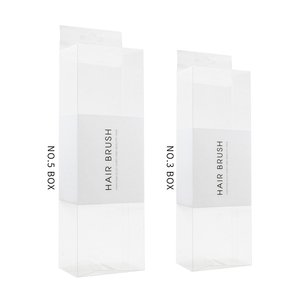 Masterlee Custom logo transparent packaging clear PVC foldable plastic box