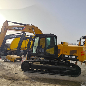 รถขุด SANY SY215C มือสอง สภาพเหมือนใหม่ แบบตีนตะขาบ น้ำหนักใช้งาน 21 ตัน ความจุบุ้งกี๋ 0.9 ลูกบาศก์เมตร พร้อมปั๊มไฮดรอลิกและเครื่องยนต์ - Product Image 2