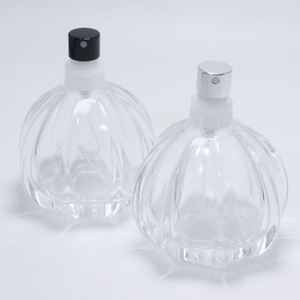 ขวดน้ำหอมแก้วทรงกลมใสขนาด 50 มล. ดีไซน์ใหม่ พร้อมฝาซิงค์หรูหรา - Product Image 3