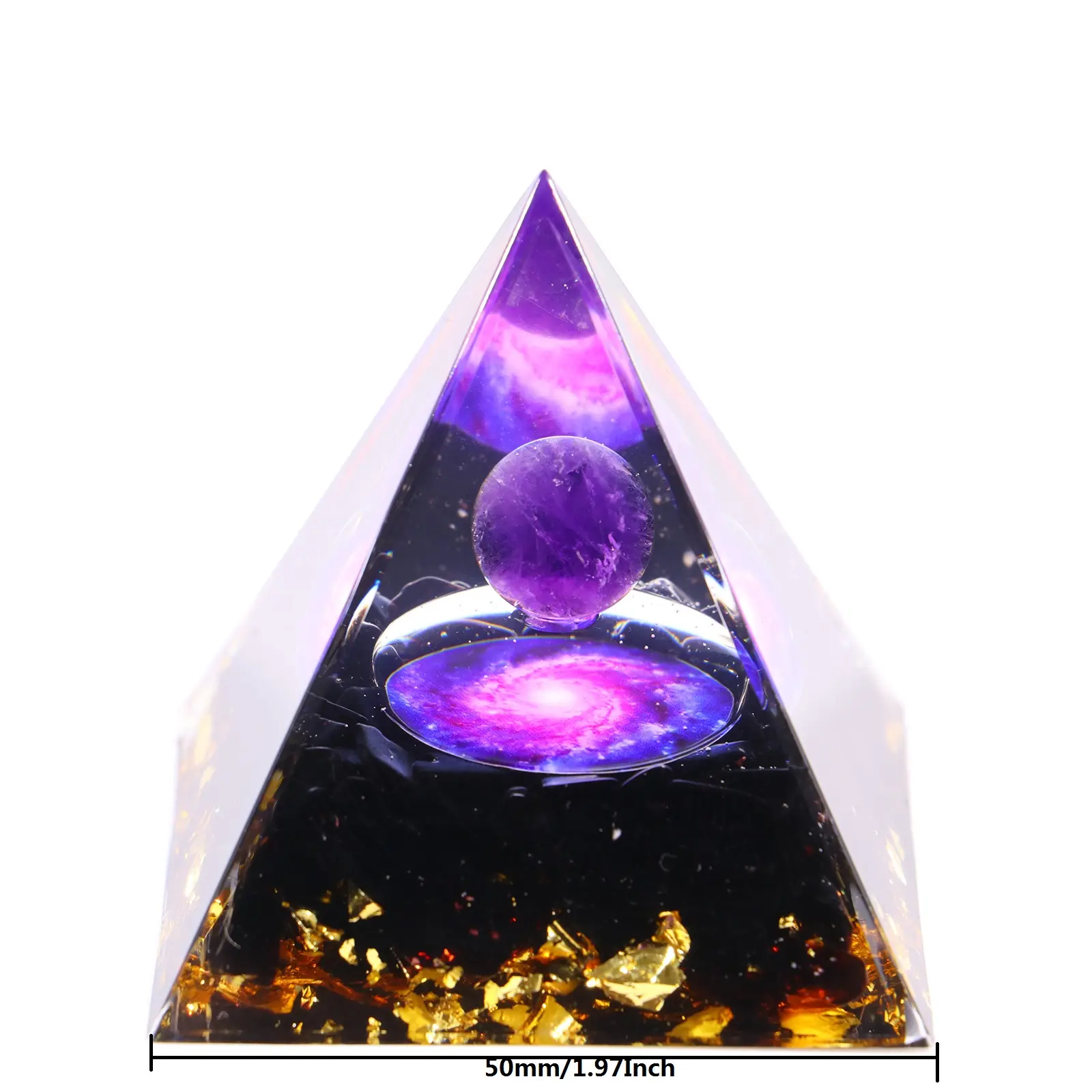 Orgone Piramide Orgon Obsidiaan Genezing Kristal Piramide Energie Generator Stress Verlichting Voor Genezing