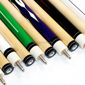 Nueva llegada 1/2 -PC Pool Cue Stick 57 pulgadas Maple Wood Billiard Nine-ball Billiard Taco Color aleatorio <span class=keywords><strong>para</strong></span> la venta - Product Image 4