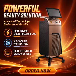 Depiladora Vertical Profesional de 808nm, Equipo de Belleza para Depilación de Todo Tipo de Cabello, Equipo de Masaje - Product Image 3