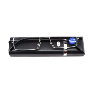 Yeni moda stil Anti mavi ışık yarı çerçevesiz çerçeve toptan ince optik kaliteli okuma gözlüğü - Product Image 4