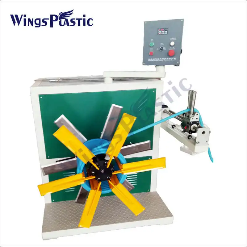 high quality electric PVC PE single wall corrugated hose pipe making machine