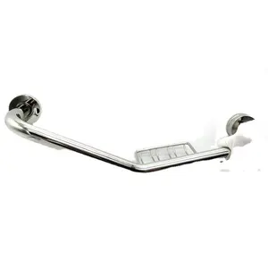 Badkamer Grab Bar Met Plank Roestvrij Staal Bad Arm Veiligheid Grip Pull Aangepaste Douche Handvat Wandmontage Handvaten