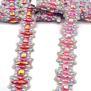 2025 mode <span class=keywords><strong>Samba</strong></span> carnaval Costume garniture fer sur résine gemme coupe pour Mardi Gras vêtements - Product Image 6