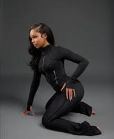 Ensemble Athleisure 2 Pièces Femme Imprimé Léopard avec Fermeture Éclair Dorée, Taille Haute Ajustée, Col Rabattu, Respirant, pour Yoga – Vente en Gros