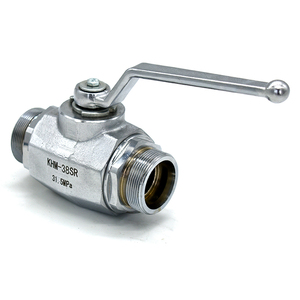 Vanne à bille en acier inoxydable KHM-20SR SS304/316 de fabrication chinoise Zhongye, personnalisable OEM, haute température, huile, haute pression - Product Image 1