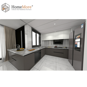 Meubles de <span class=keywords><strong>cuisine</strong></span> en acier inoxydable HomeMore, durables, écologiques, avec conception CAO automatisée, vente en gros - Product Image 2