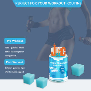 Gommes halal OEM à haute teneur en protéines avec <span class=keywords><strong>BCAA</strong></span> pour hommes Gommes à absorption rapide Protéine de collagène de lactosérum Supplément pré-entraînement - Product Image 4