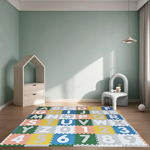 <span class=keywords><strong>Tapis</strong></span> de jeu de l'alphabet en EVA 72x72 po 36 pcs Carreaux éducatifs en <span class=keywords><strong>mousse</strong></span> pour tout-petits et enfants - Product Image 6