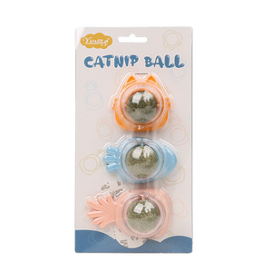 Juguete de bola de menta para gatos de primera calidad, bola para lamer hierba gatera montada en la pared para gatos de interior, juguete interactivo duradero, suministro al por mayor/ - Product Image 1